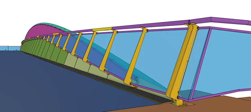 Trimble Construction Awards - OMS, Passerelle de l'Hermitage