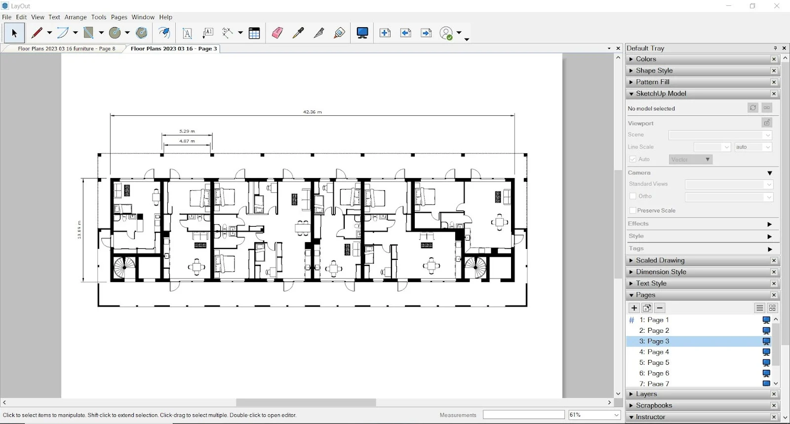 Layout preliminary design development floor