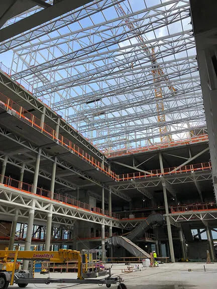 Kauppakeskus Mall of Tripla rakentaminen