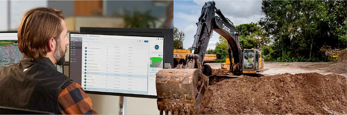Trimble site management software enables real time field monitoring, ensuring projects stay on track and on-budget.