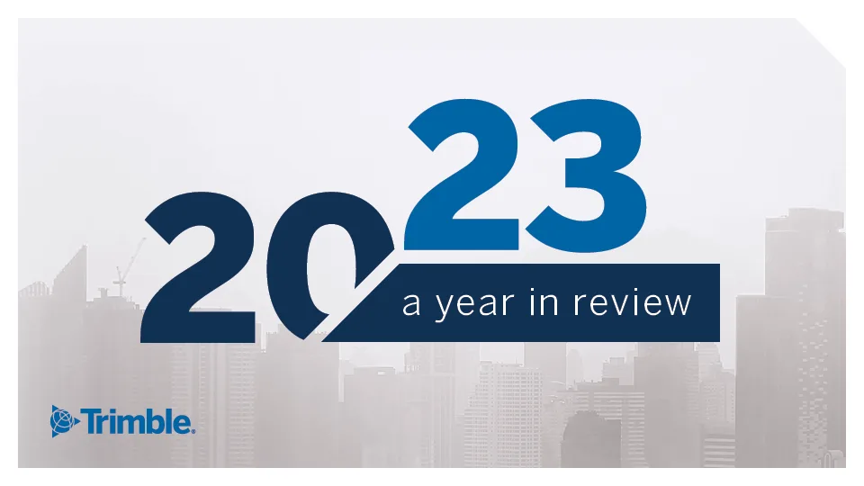 Trimble 2023: A Year in Review