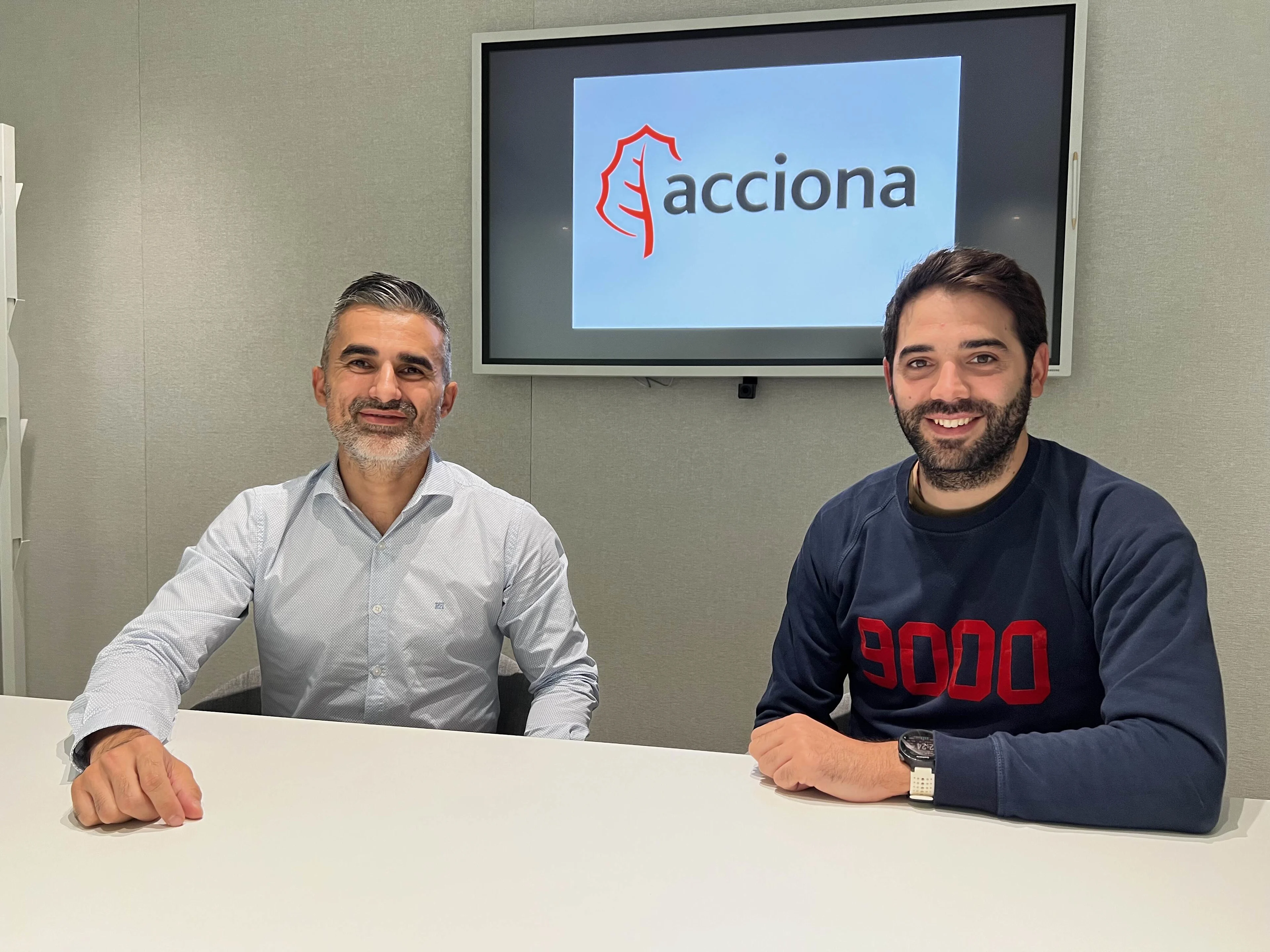 ACCION's team: Alberto Justo Cangas, BIM Specialist and Coordinator (left) and Jesús Espinós Andrés, BIM Structures Engineer