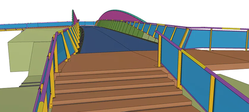 Trimble Construction Awards - OMS, Passerelle de l'Hermitage