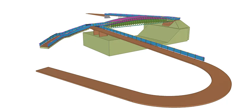 Trimble Construction Awards - OMS, Passerelle de l'Hermitage