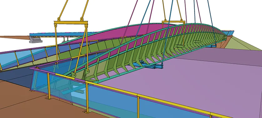 Trimble Construction Awards - OMS, Passerelle de l'Hermitage