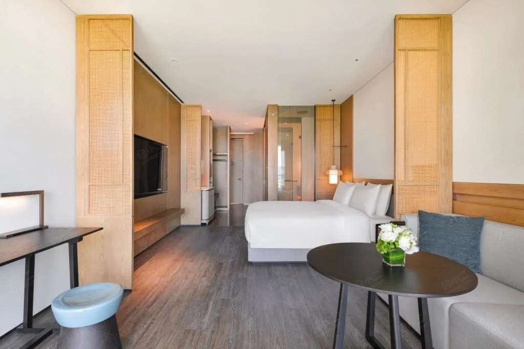 Foto eines Hotelzimmers.