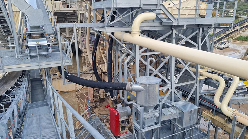 Trimble Construction Awards - SMIL, Modification de l'installation de concassage