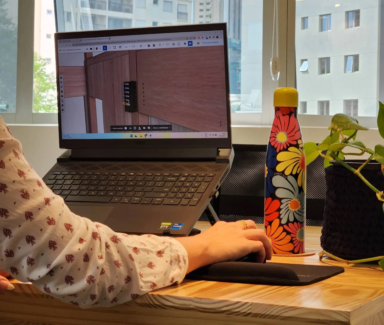 Comprobación del diseño y la viabilidad en un modelo 3D.