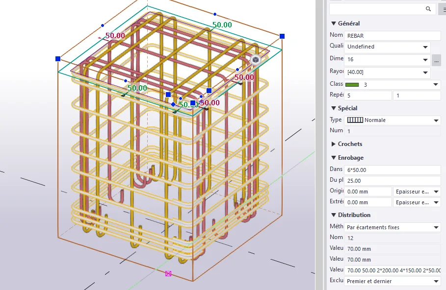 Projet Structure béton - CNAM / GRETA-CFA Occitanie