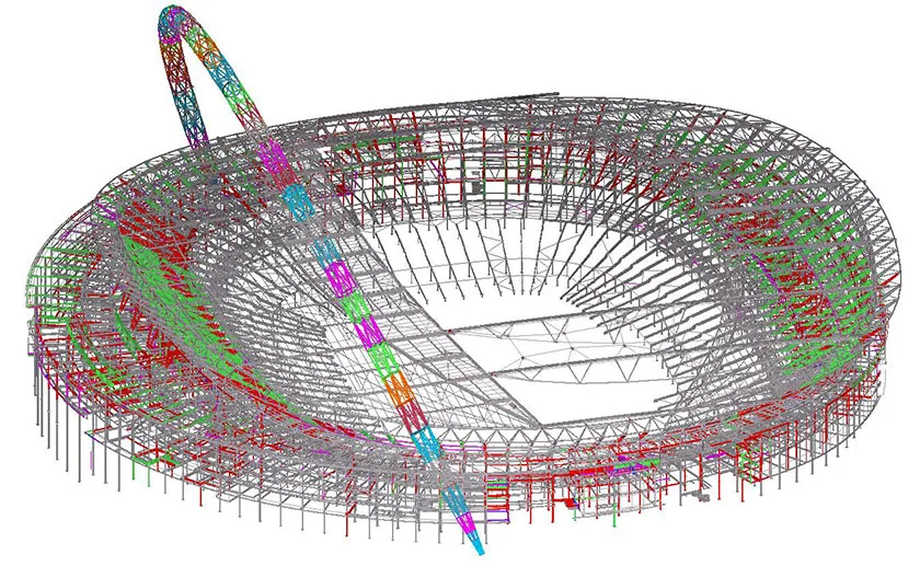 Wembley stadium model