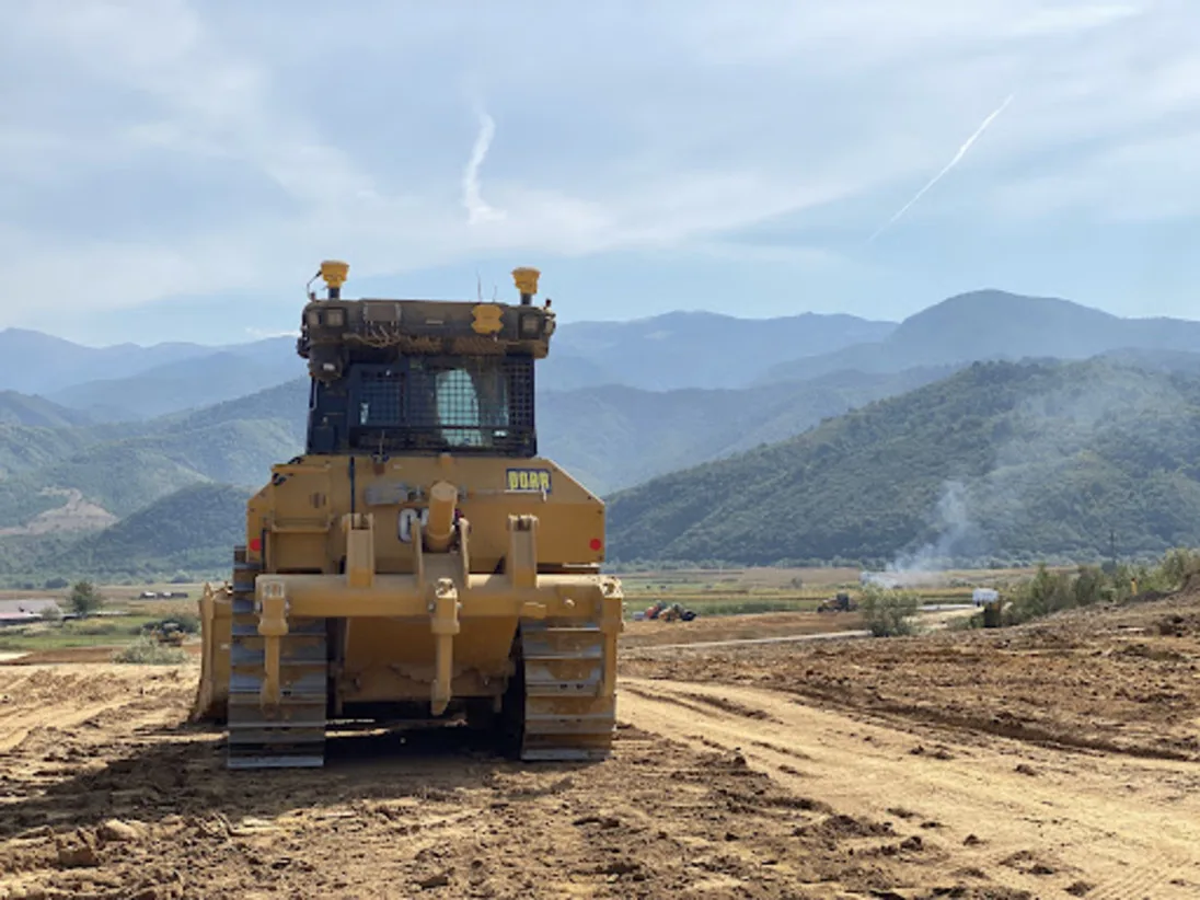 dozer with grade control