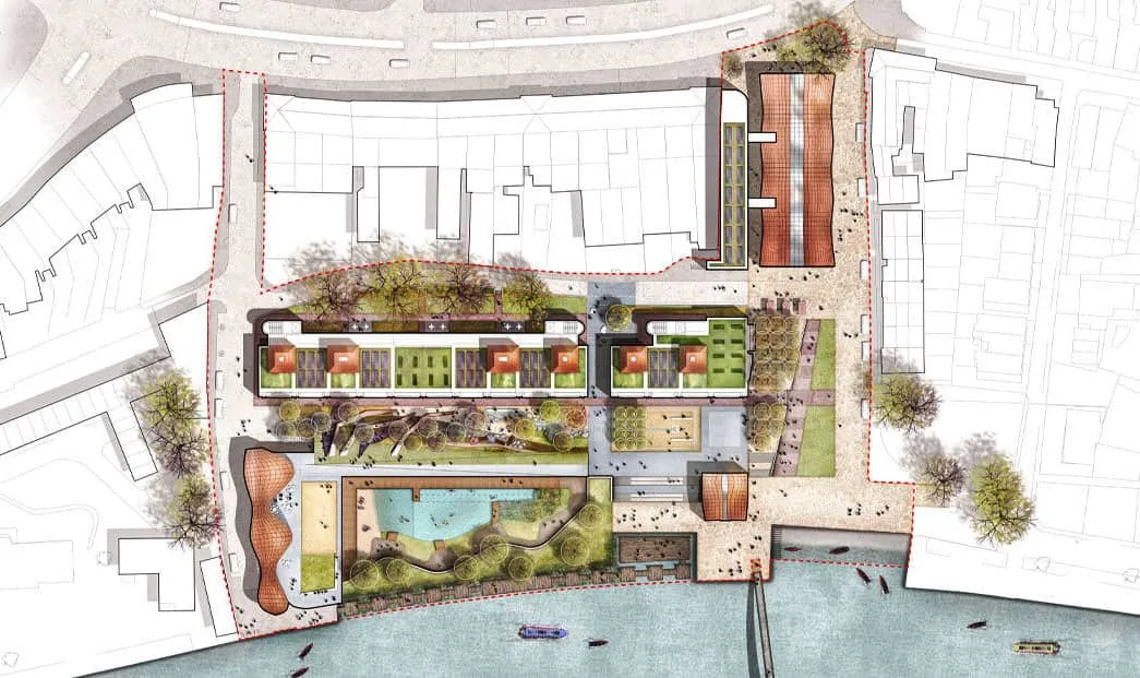 Sketch of the Twickenham Riverside Development