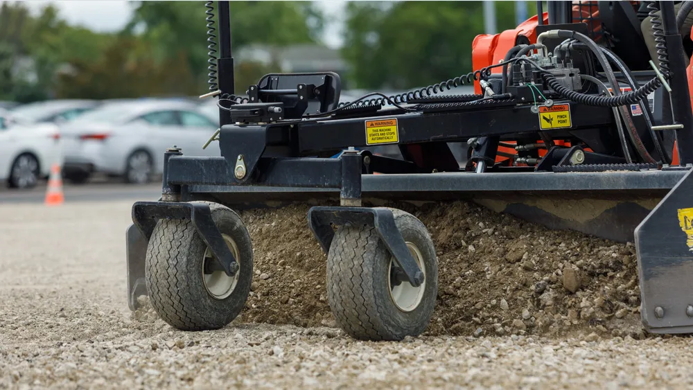 skid steer working