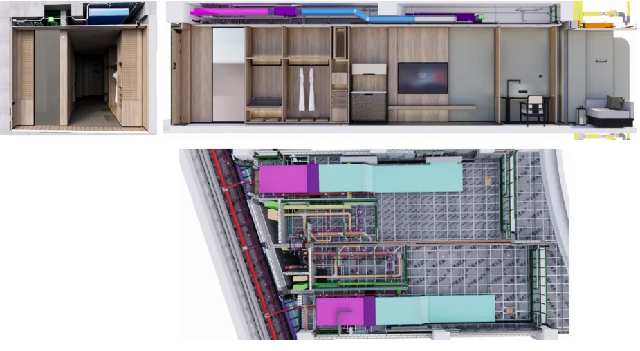 Section analysis of Chengdu Hotel.