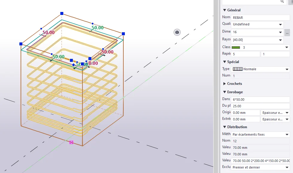 Projet Structure béton - CNAM / GRETA-CFA Occitanie