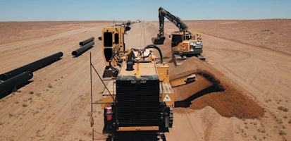 Trench guidance keeps pipeline replacement project aligned