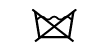 Symbol für nicht maschinenwaschbar