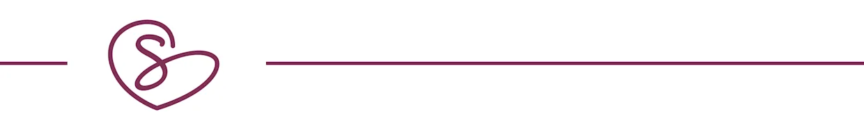 Dekoelement mit Herz und Trennlinie Dekoelement mit Herz und Trennlinie