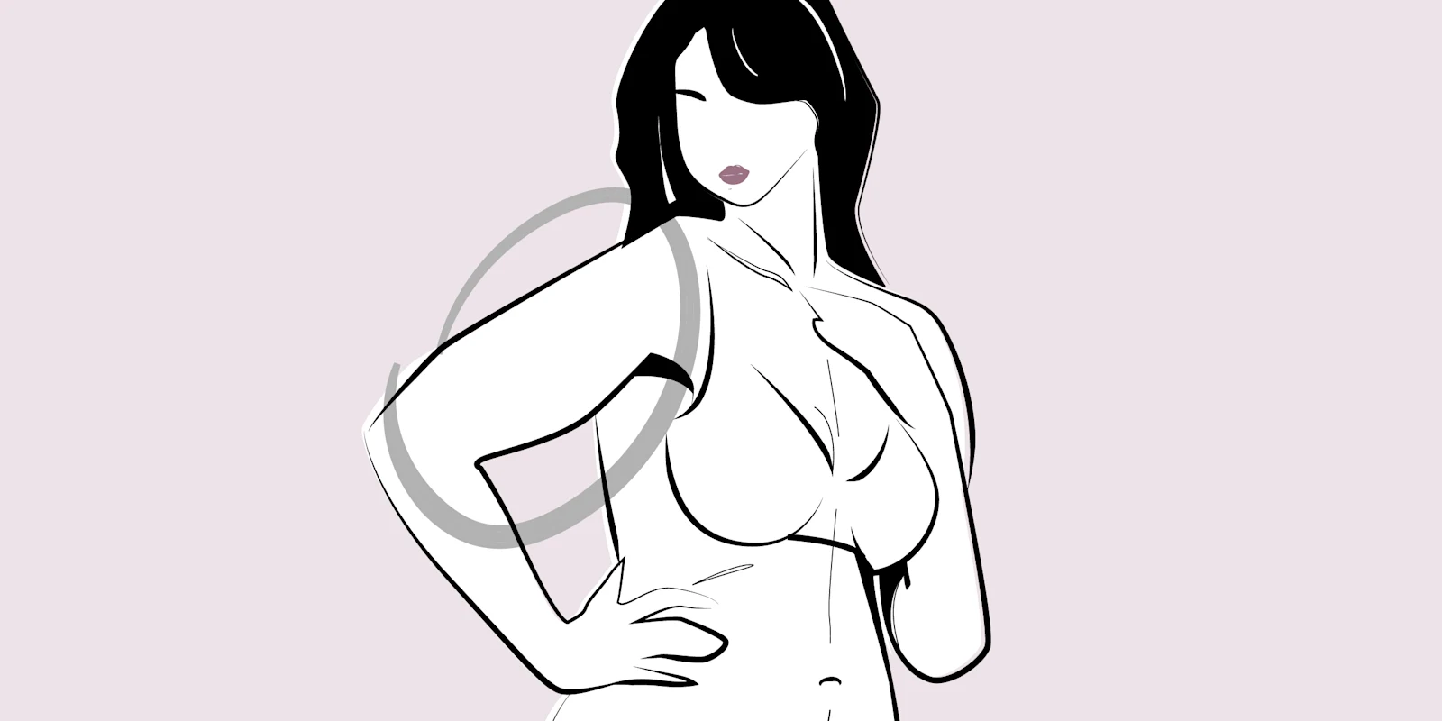 Zeichnung zur Problemzone Oberarme Zeichnung zur Problemzone Oberarme