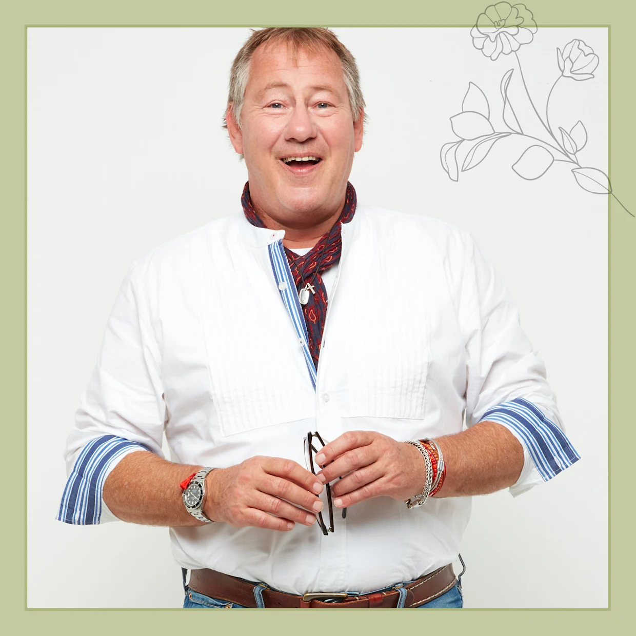 Portraitfoto des Gründers der Modemarke Joe Browns, Simon Brown Portraitfoto des Gründers der Modemarke Joe Browns, Simon Brown