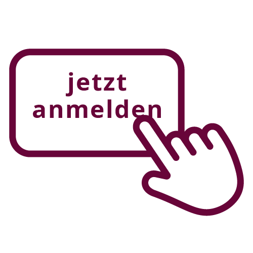 Symbol eines Online-Anmeldebuttons
