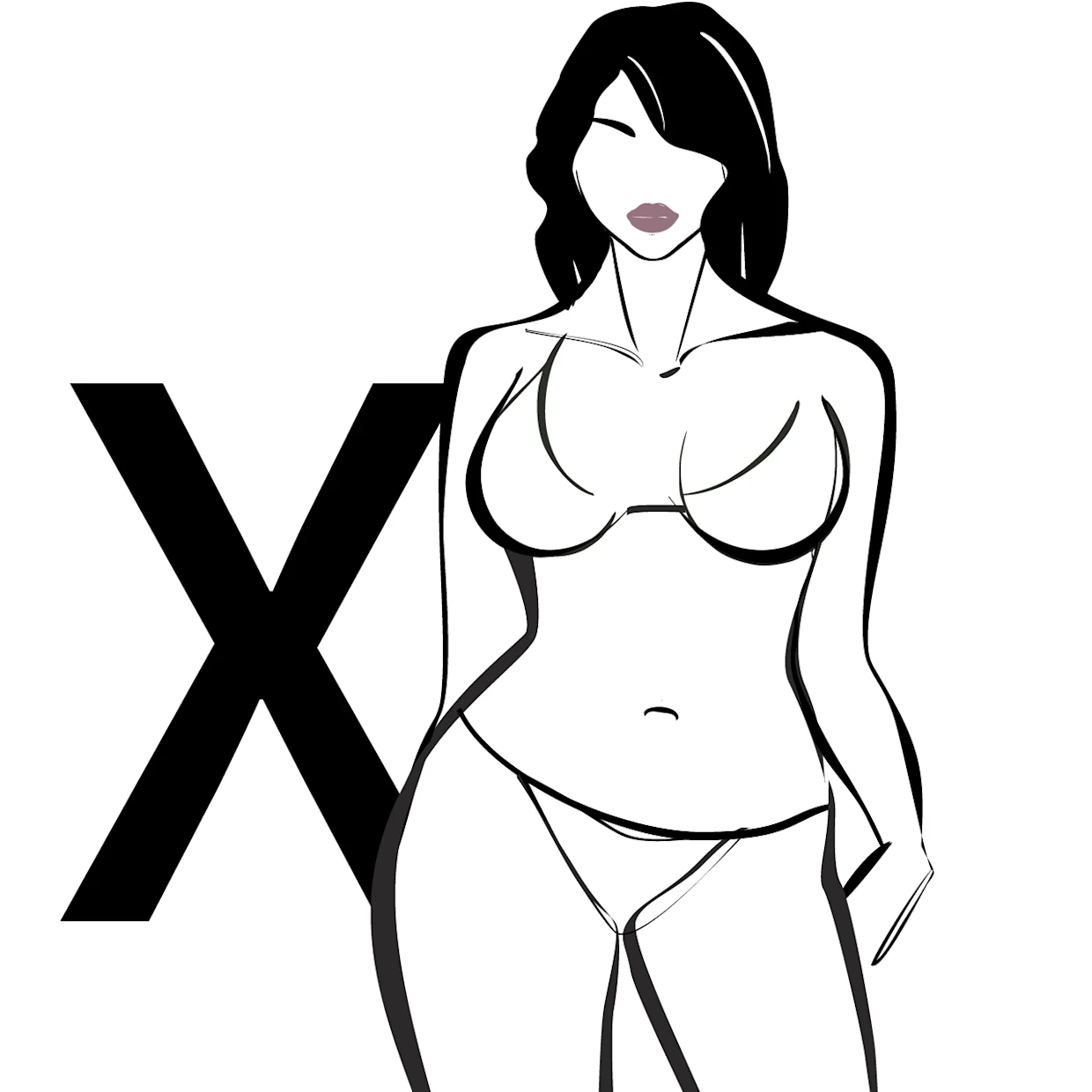 Skizze für den X-Figur-Typen Skizze für den X-Figur-Typen