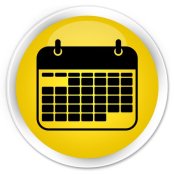 yellow calendar icon image