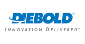 diebold logo in blue and white