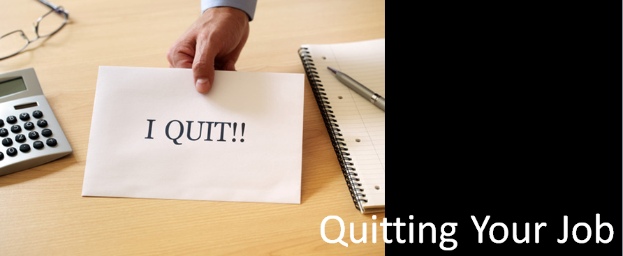 Quitting job image