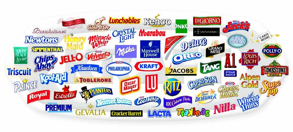Logos of Kraft Global Brands