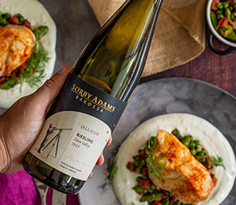 Blog Category - Food & Wine Pairings - Column Group -Article - Image - Riesling with cod, chorizo and peas