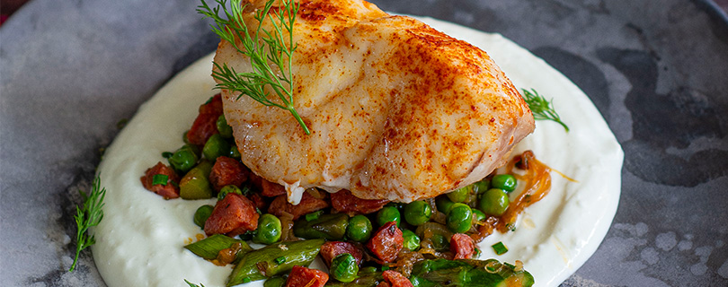 Blog - Sorby Adams Jellicoe Riesling with Cod, Chorizo & Peas - Column Group 2 Column 1 Image