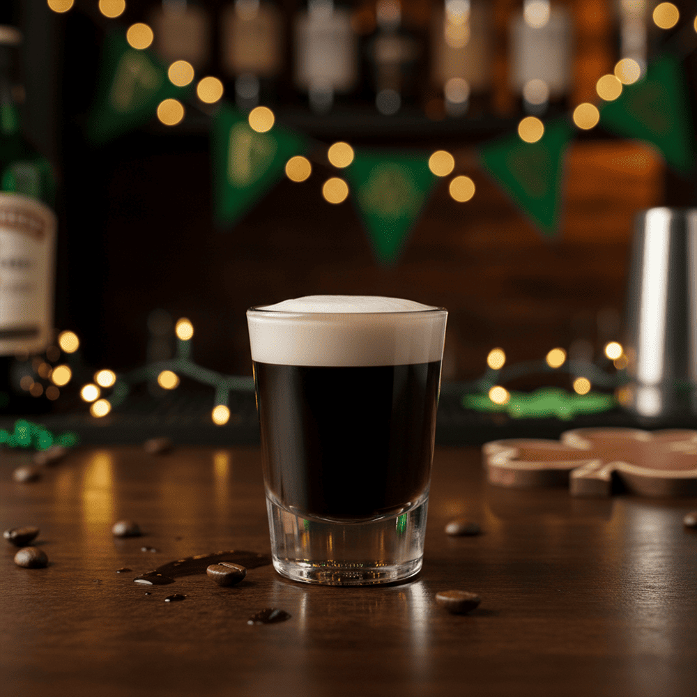 baby guinness cocktail shot for st patricks day