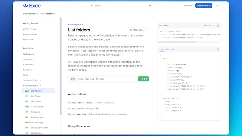 Knowledge Hub now has a public REST API