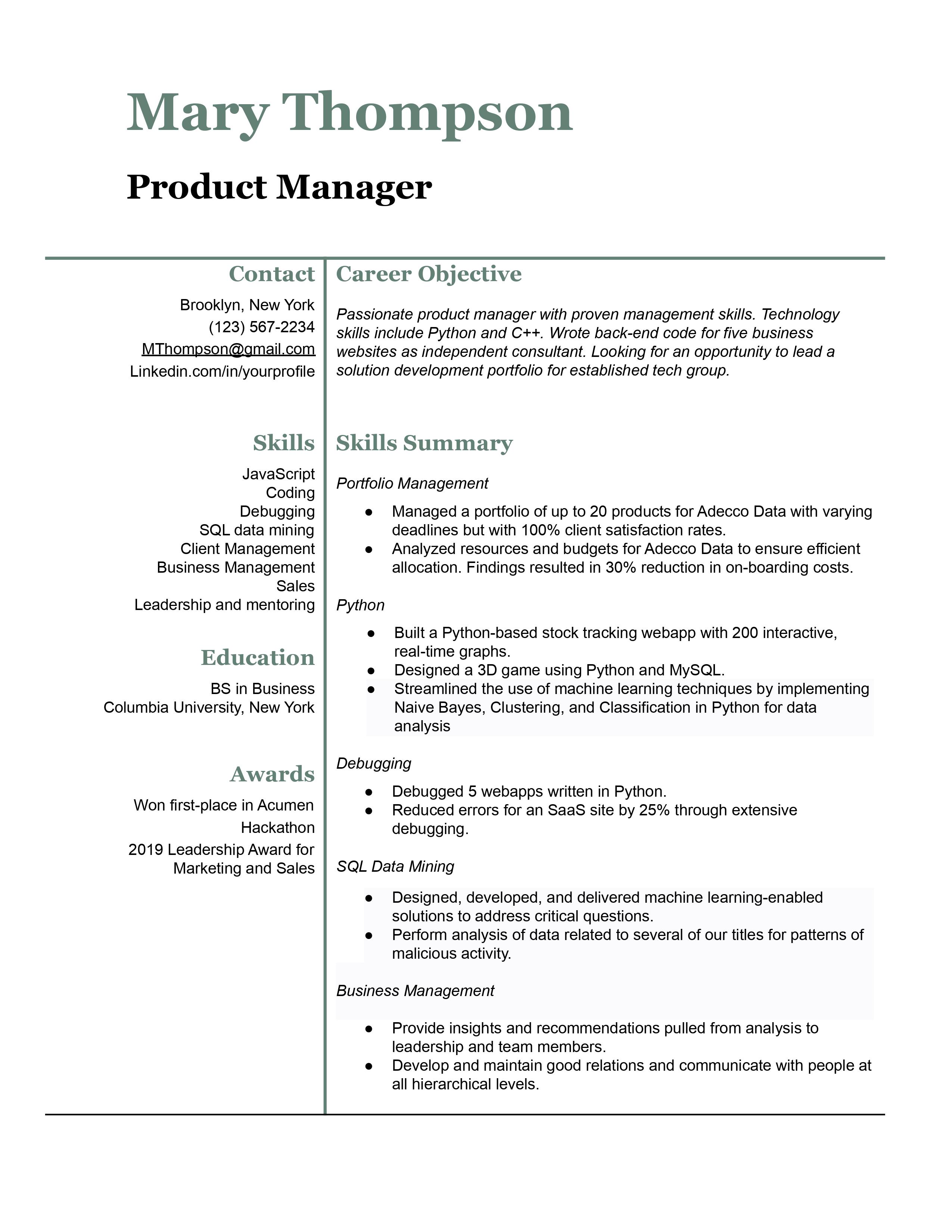 What Is A Skills Based Resume And When Should You Use One Placement   0001 