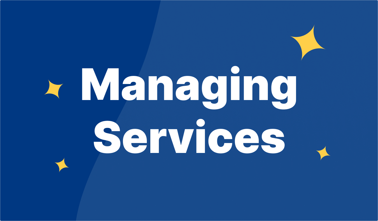 Manage Your Services and Prices