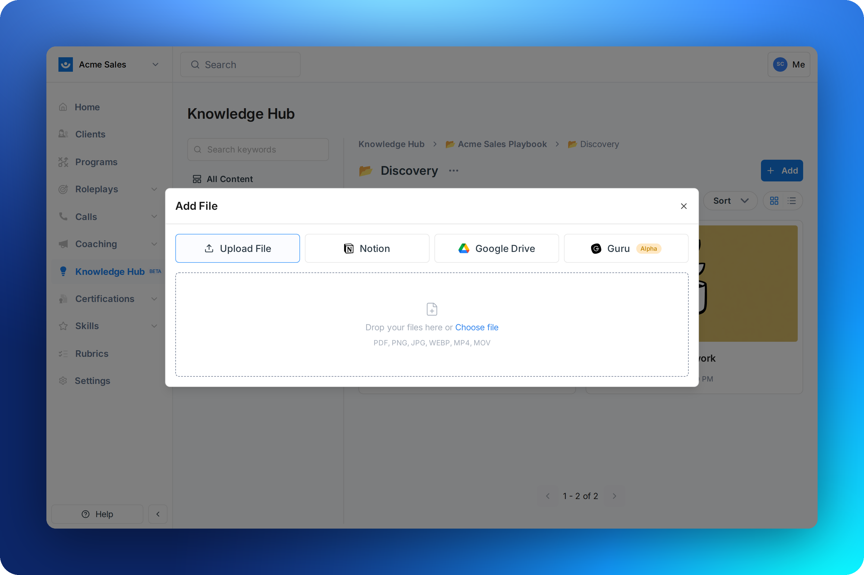 Knowledge Hub is now available on every workspace
