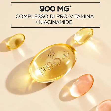 900mg, complesso di PRO-Vitamina + niacinamide