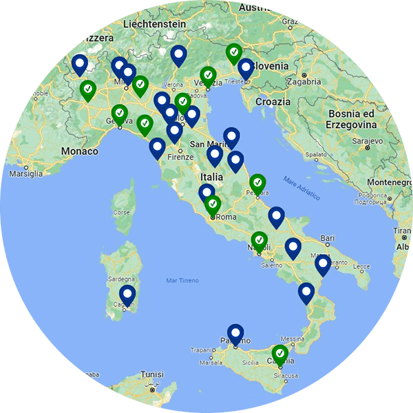 Mappa Italia Aule Natura WWF