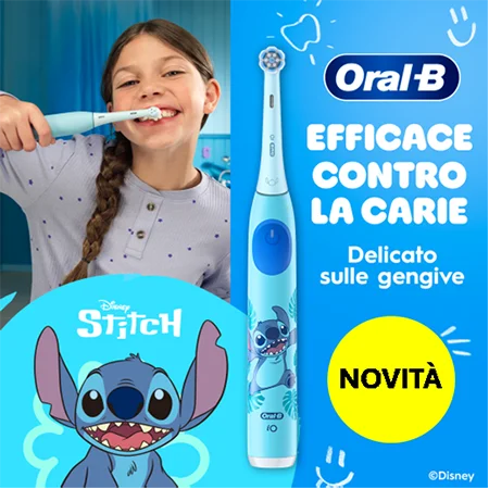 Il nuovo spazzolino Oral-B iO Kids per la protezione dalle carie.