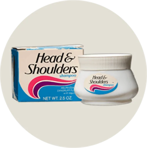 Flacone shampoo Head &Shoulders 1961