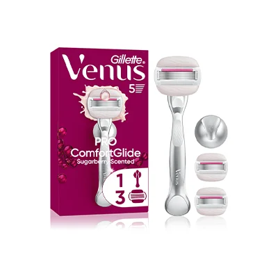 Il nuovo rasoio per il corspo Gillette Venus PRO Comfort-Glide Sugarberry