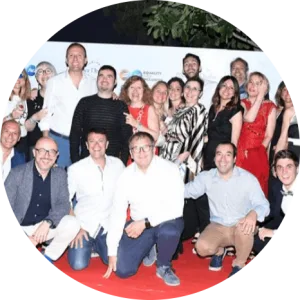 Foto di gruppo dei dipendenti P&G