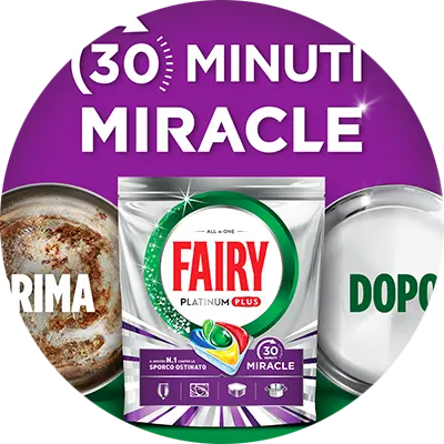Detersivo per lavastoviglie Fairy 30 Minutes Miracle