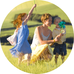 Crescere i figli in campagna