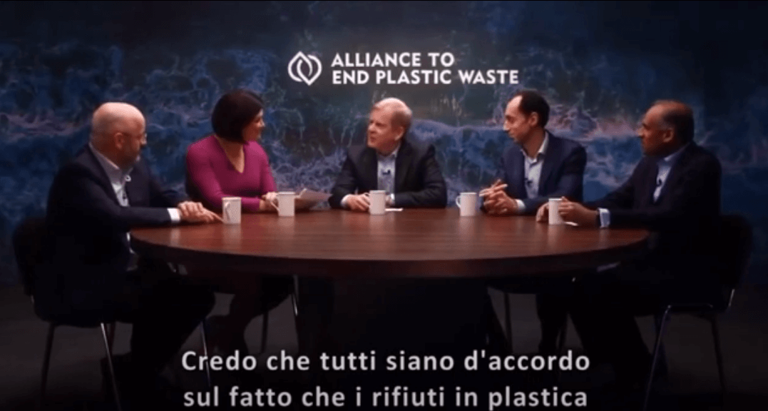 Alliance to end plastic waste - guarda video