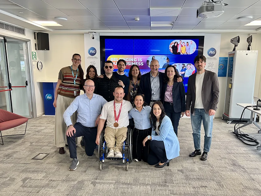 I dipendenti P&G durante l’Equality and Inclusion Talk.