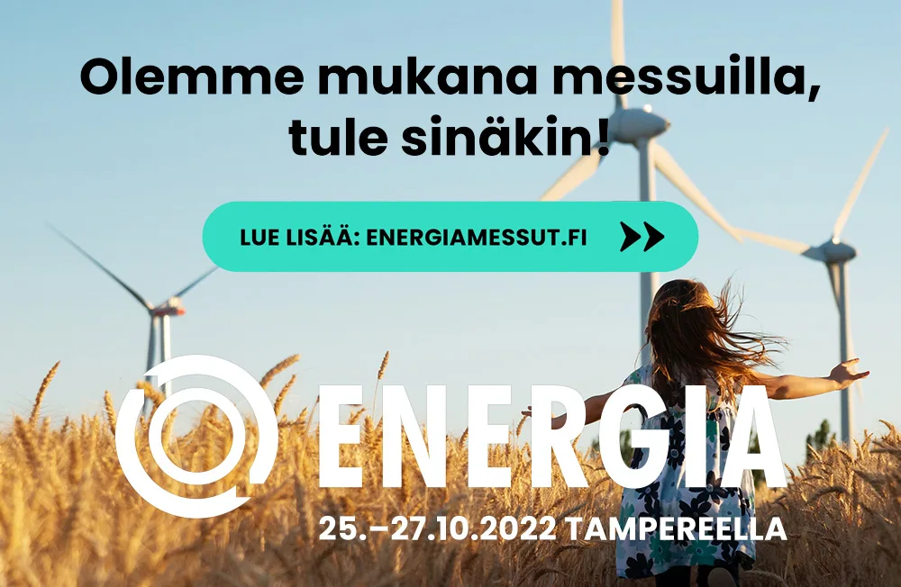 Olemme mukana Energiamessuilla 25.-27.10.