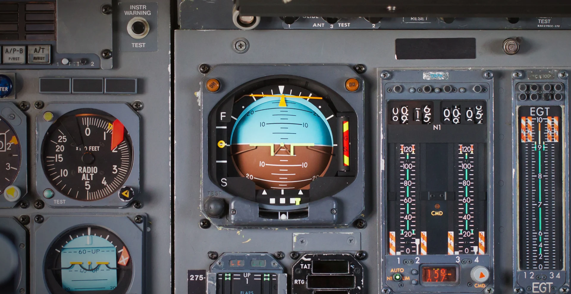 Flight instruments panel Insta