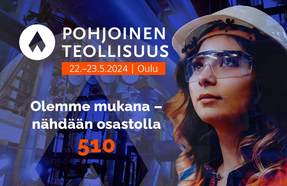 Pohjoinen Teollisuus -suurtapahtuma Ouluhallissa 22.-23.5.2024